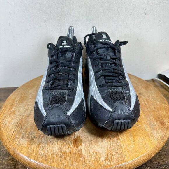 Nike Shox R4 Black Metallic Silver Rare Men’s‎ Size 7 Shoes Sneakers 104265-045 main image 5